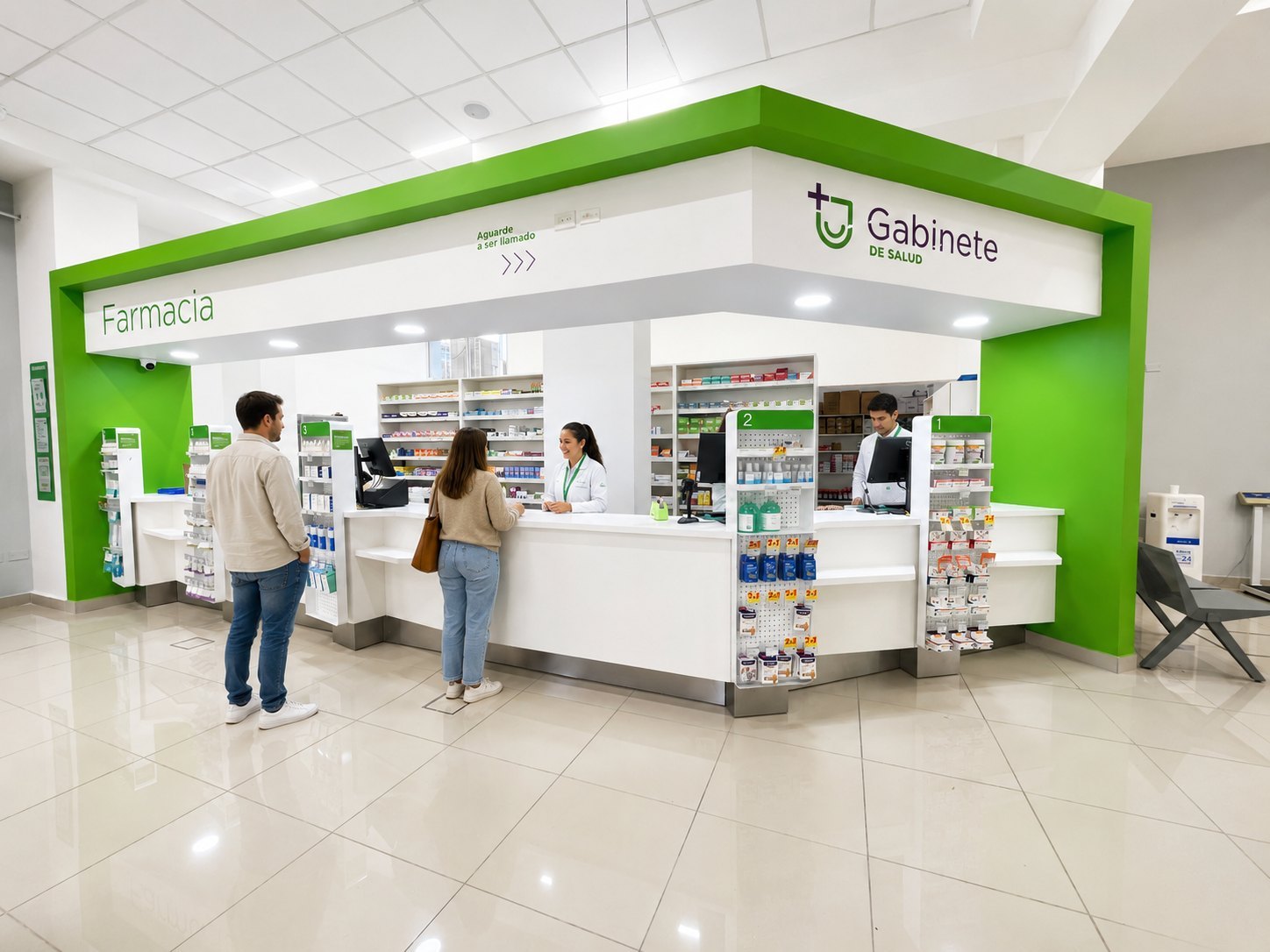 Sector farmacia y gabinete de salud